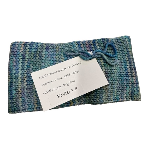 OOAK Ear Warmer - Riviera Acolorway - Picture 2 of 3